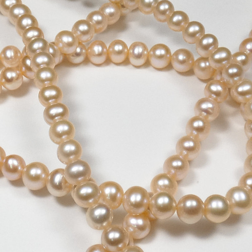 本真珠ネックレス ロングニアラウンド6.5-7.0mm/120cm