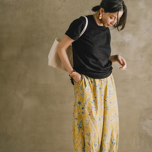 187ラックダイ染めのバルーンパンツ(小花) 187ラックダイ染めのバルーンパンツ(小花)