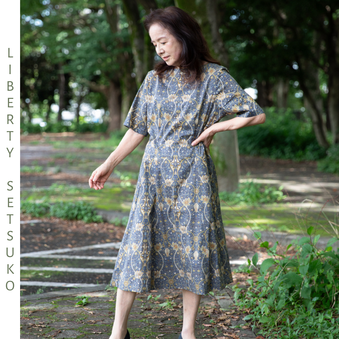 ま*う様 佐橋節子　リバティ　ワンピース ま*う様 佐橋節子　リバティ　ワンピース