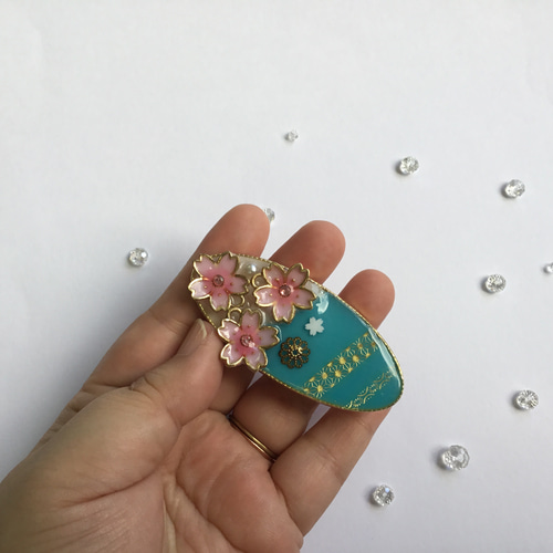 レジン ヘアアクセサリー ヘアクリップ ヘアクリップ・バナナクリップ