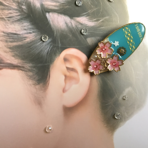 レジン ヘアアクセサリー ヘアクリップ ヘアクリップ・バナナクリップ