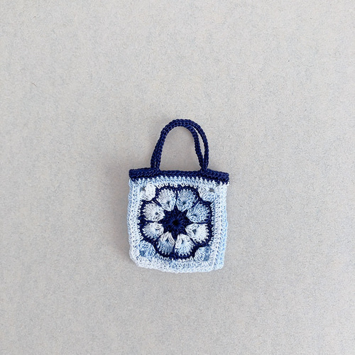 ドール用 レッスンバッグ 手提げタイプ 青 アウトフィット ミニチュア  