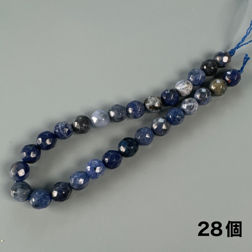 ソーダライト カット 6ミリ 28個 sb2833 天然石 pinky 通販 18066604