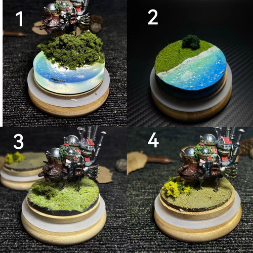 動く城 ミニチュア ジオラマ レジン置物 ファンタジーオブジェ 新居