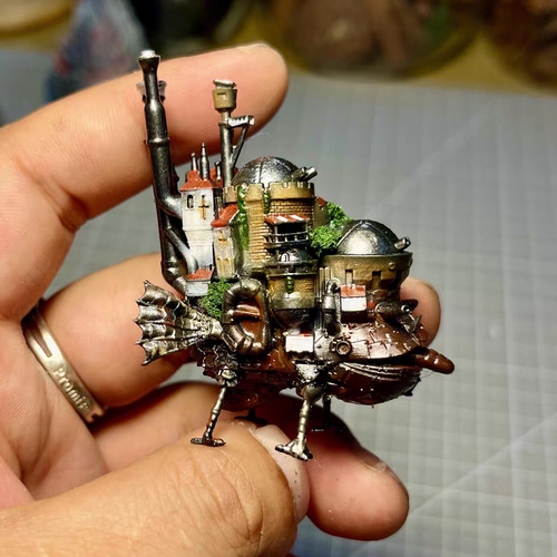 動く城 装飾 ミニチュア ハンドメイド ウェルカムスペース レジン