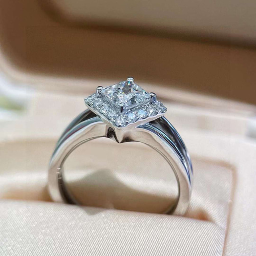 刻印入り　天然ダイヤモンドリング AU750 15号 楽天市場】【JaMais】ダイヤモンド 0.5ct(G VS2 EXC) リング 7.5