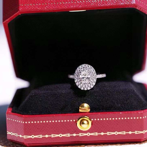 GIA鑑定書付き 0.8ct天然ダイヤモンド 指輪 K18 指輪・リング CHIC