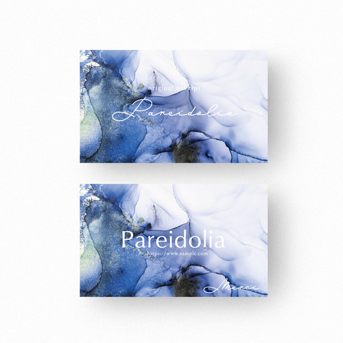 おひとり限定【OO-54】ショップカード／名刺／アクセサリー台紙