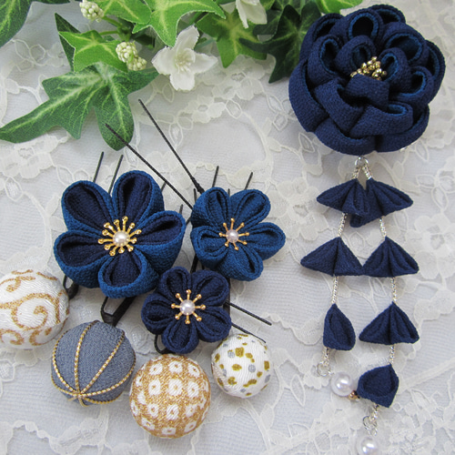 水色　青　髪飾り　ヘアクリップ 七五三　袴　卒園式　卒業式　結婚式　発表会　和 水色 青 髪飾り ヘアクリップ 七五三 袴 卒園式 卒業式 結婚式 発表会