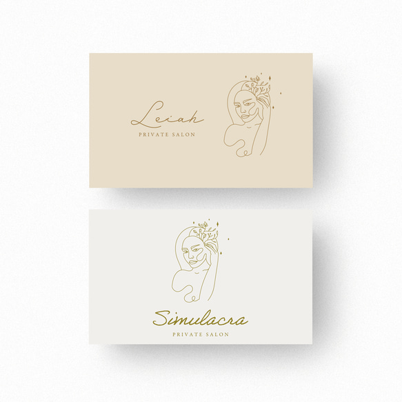 おひとり限定【OO-58】ショップカード／名刺／アクセサリー台紙