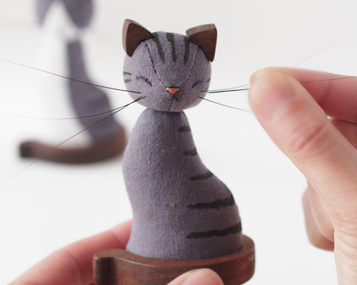 おひげがさせる、ぬいぐるみ。猫からの贈り物 抜けたおひげを