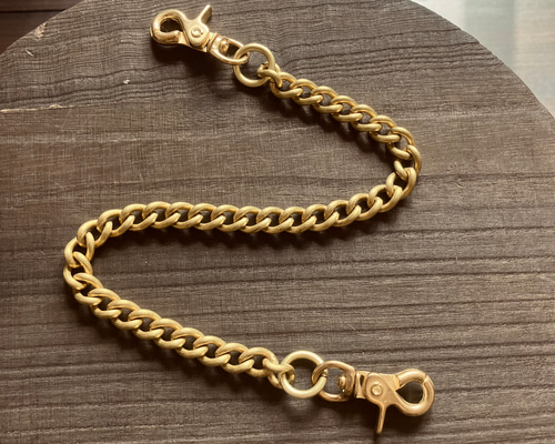 真鍮ウォレットチェーン 2.3 長財布 kawayo 通販 18067323｜Creema