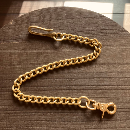 真鍮ウォレットチェーン 2.4 長財布 kawayo 通販 18067336｜Creema