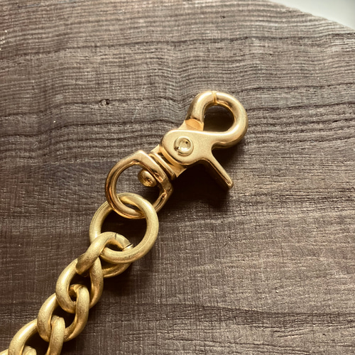 真鍮ウォレットチェーン 2.4 長財布 kawayo 通販 18067336｜Creema