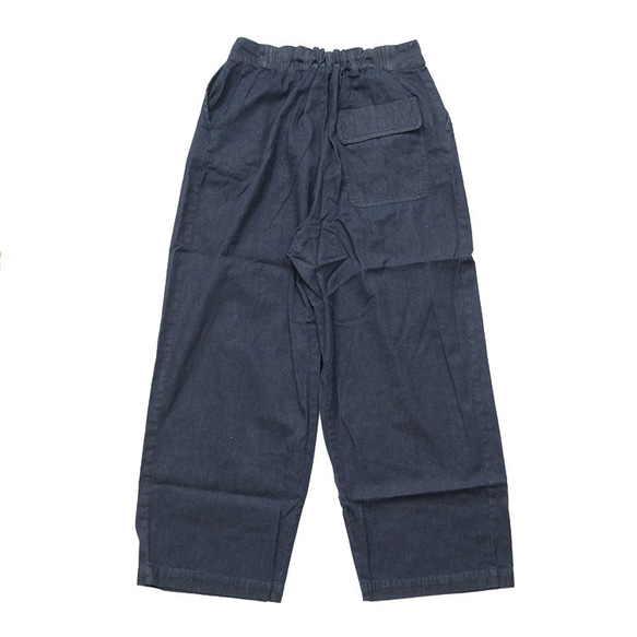 DENIM ラップタックセミワイドパンツ デニム vent blanc VBP243397 ヴァンブラン blanc ヴァンブラン