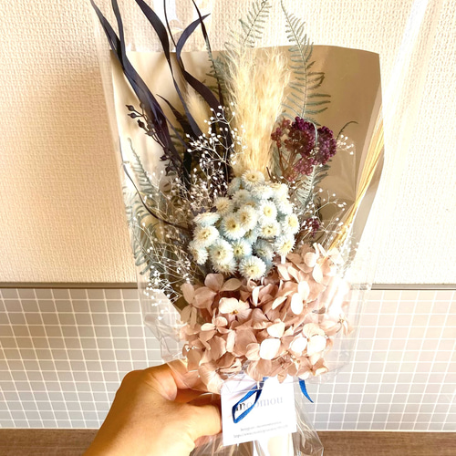 ラッピング無料】お色長持ち✨プリザーブドフラワースワッグ お誕生日