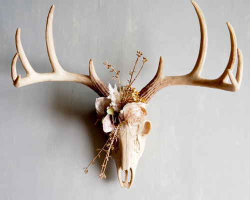 「森の守護」リアル鹿角アートスカル｜風水×アート×自然のエネルギー 森の守護」リアル鹿角アートスカル｜風水×アート×自然のエネルギー