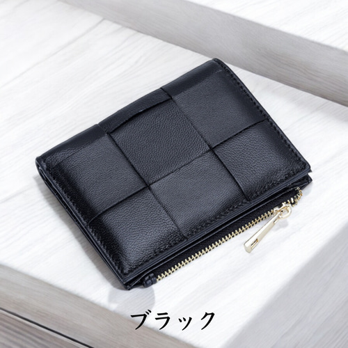 本革総手縫い ポケット多め 小さい財布 / レザー ミニウォレット
