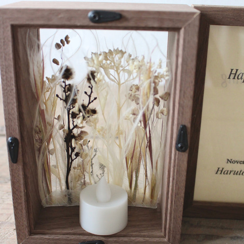 ☆一点物☆【キャンドルフォトフレーム】 フォトフレーム・写真立て