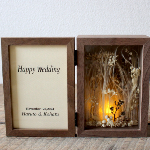 ☆一点物☆【キャンドルフォトフレーム】 フォトフレーム・写真立て