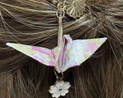 かんざし 折り鶴 さくら その他アクセサリー つくぽ 通販