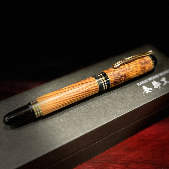 【光明杢・虎杢】長寿の木・屋久杉の万年筆　長寿を祈る贈り物に　　CN8-35 【生命の樹・世界一重い木】リグナムバイタのボールペン　CNZ1-1 I2744688376(21120円)