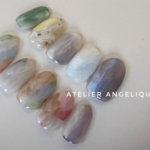 インクネイル ニュアンスネイル インクニュアンス ネイルチップ  