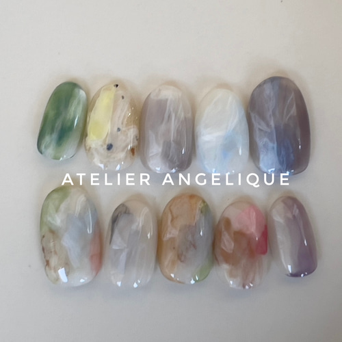 インクネイル ニュアンスネイル インクニュアンス ネイルチップ  