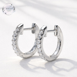 1点限りのお値段！最高級モアサナイト　2センチ　フープピアス 1点限りのお値段！最高級モアサナイト 2センチ フープピアス