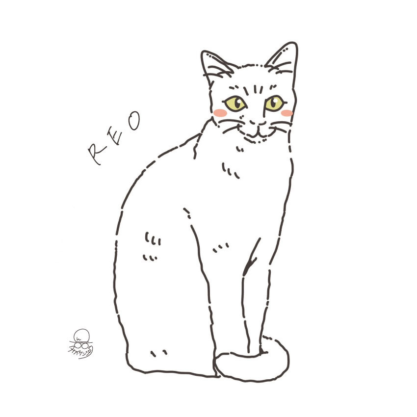 イラスト ふさわしい 原画 ポストカード 絵 【ネコ】284 イラスト ふさわしい 原画 ポストカード 絵 【ネコ】284