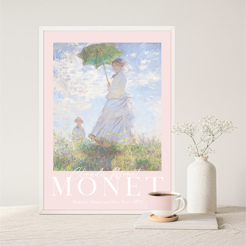 モネ 3枚セット アートポスター パステル 春夏 風景画 アート 絵画