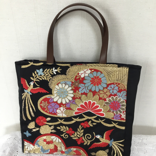 花ぷらら・洋服でも着物でも・ハンドメイド・リメイク・帯・ショルダー