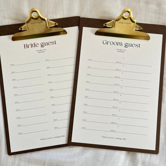 芳名帳 ゲストブック 結婚式 受付サイン 芳名帳 maru 通販 18070442