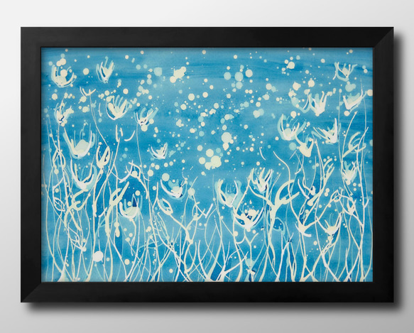 花 絵画 ポスター （大きいサイズ） 絵画 玄関 リビング インテリア 花の絵 (bloom/Lサイズ) 玄関に