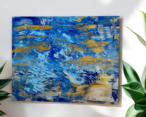 気軽に飾れるアート】絵画 原画 アクリル キャンバス 現代アート