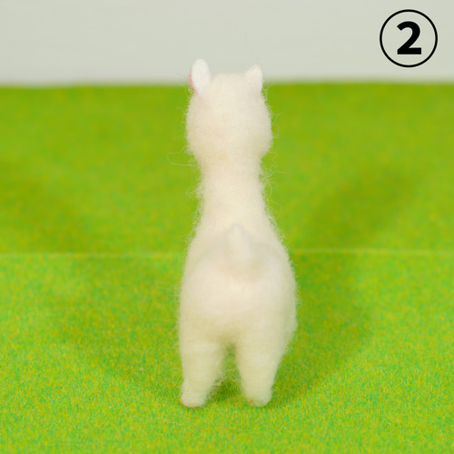 羊毛フェルト アルパカ（大） 2種 置物 羊毛フェルト toiro 通販