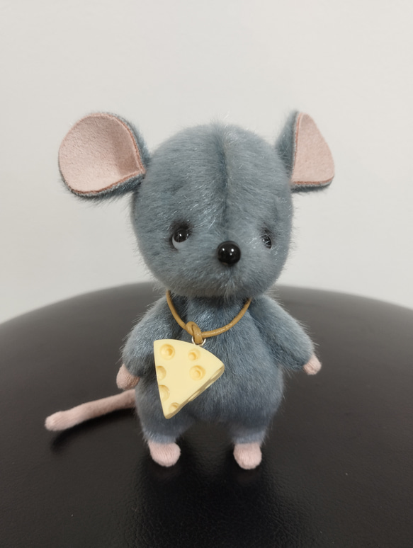 ぬいぐるみ☆ねずみちゃんとチーズ☆グレー*** ぬいぐるみ オハナ 通販