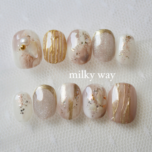 現品 ベージュニュアンス ネイルチップ ネイルチップ（つけ爪） ネイル  