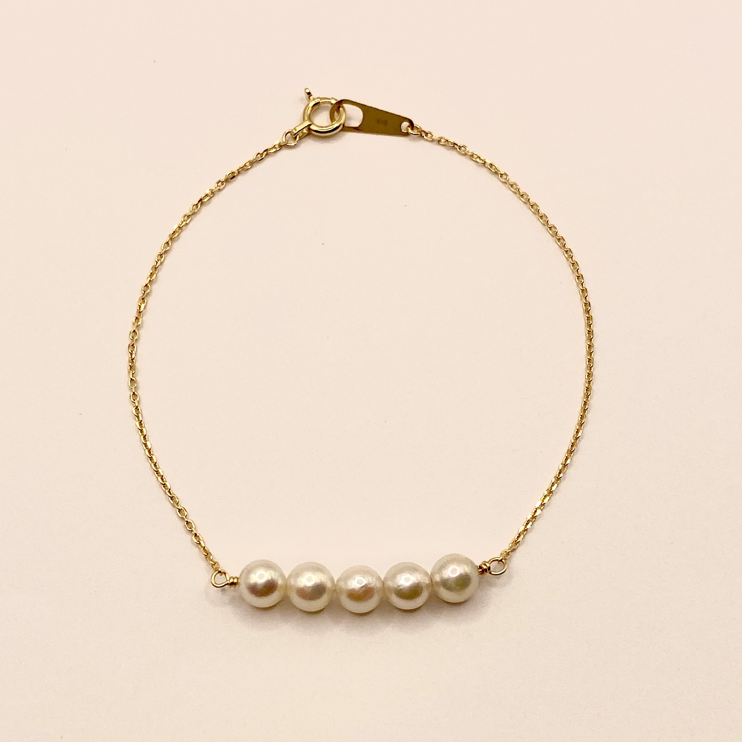 [あこやパール] K18 ブレスレット
