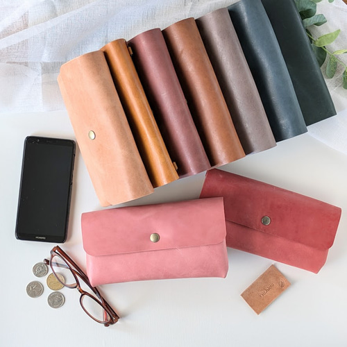 送料無料】長財布（マットシリーズ9色）ポーチのようなふっくら長財布