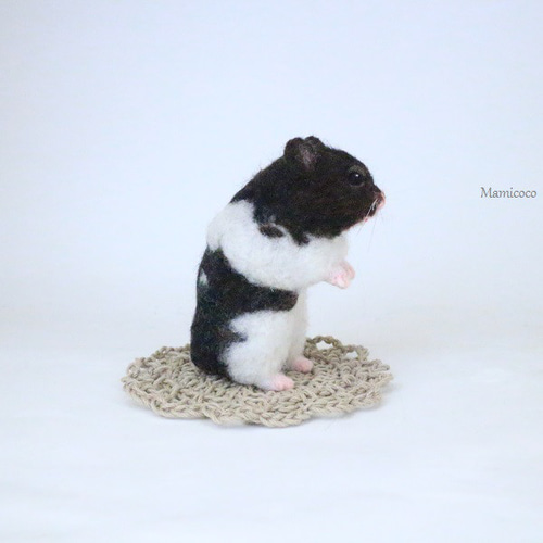 ♥️羊毛フェルト♥️ハムスターちゃん×4♪ ハムスターの赤ちゃん、各種羊毛フェルト人形、癒しのギフト