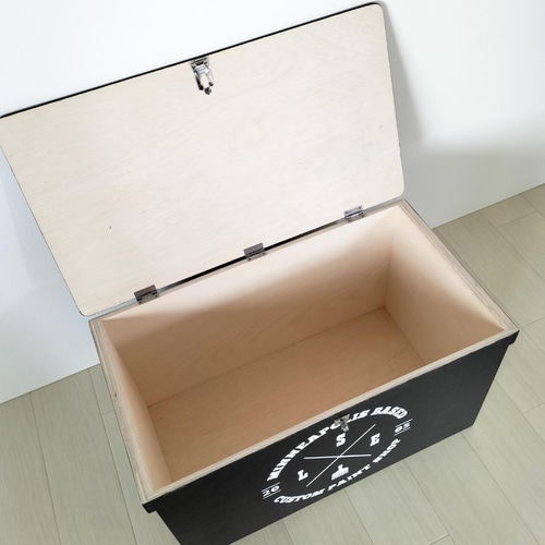 80《収納BOX》りんご箱 インテリア 木製 ボックス コンテナ 本棚 宅配 国産りんご箱 上小節 杉 480×380×310 木箱 収納ボックス : イエノLabo