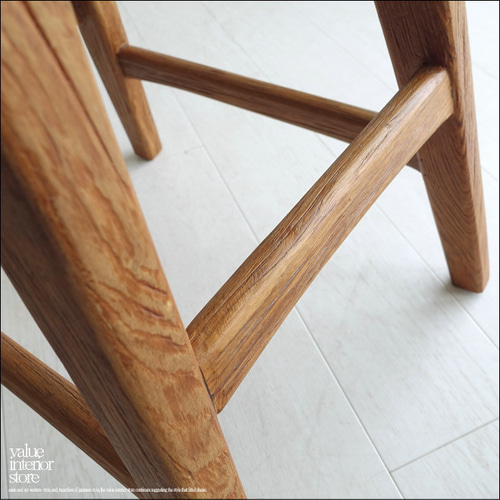チーク・無垢材スツール・ベンチ・天然木 チーク無垢材 スツールCurN スツール 椅子 カフェチェア イス