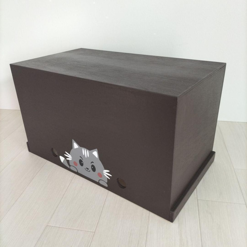 44《キャットハウス》木製ハウス  猫 保護猫 ケージ りんご箱 犬 小屋 木箱 71《キャットハウス》りんご箱 猫 ハウス ネコ 犬 ケージ 木箱