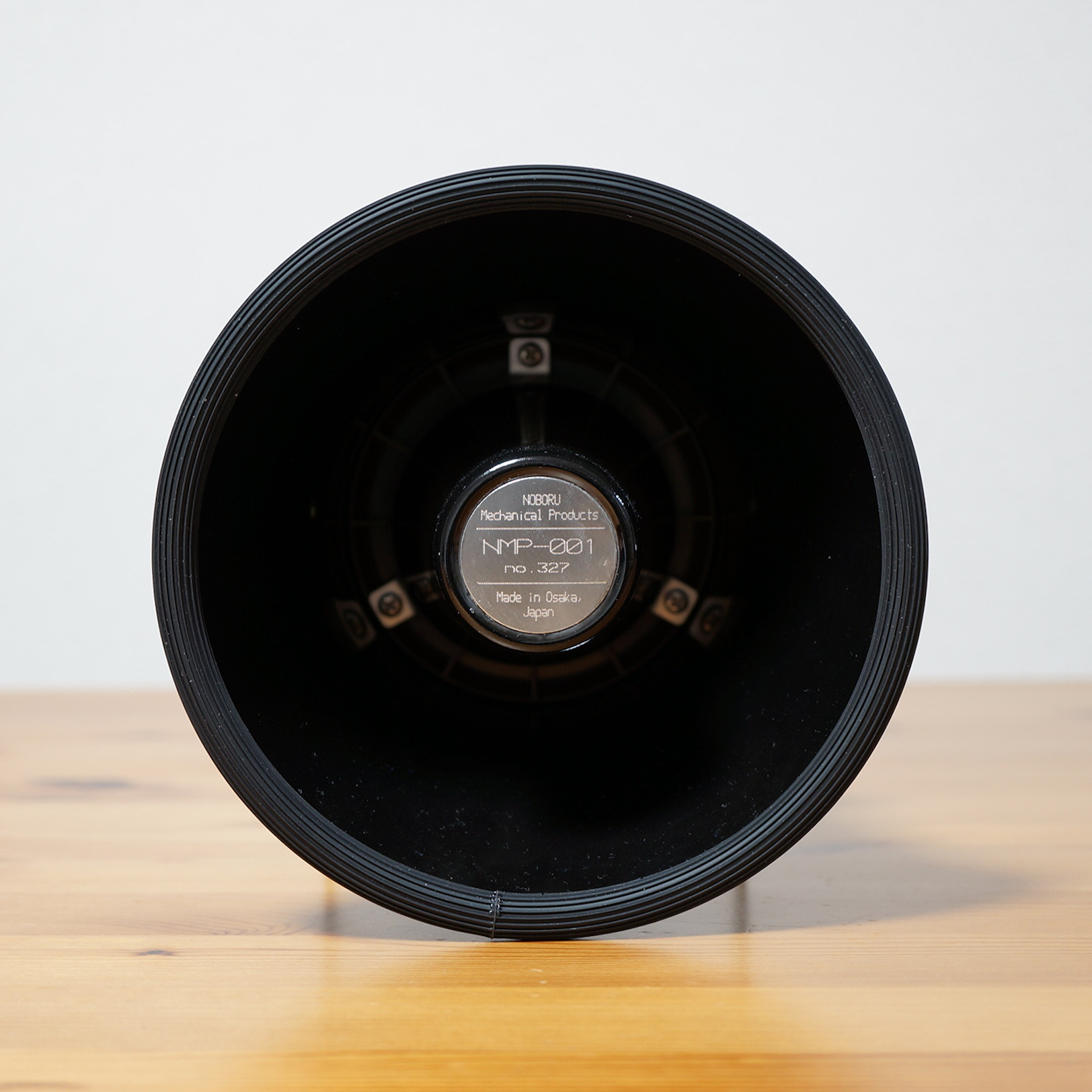 無電源スピーカー NMP-001P ブラック 【拡声器×スピーカー】