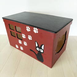 119《キャットハウス》名前入れ可能 猫 保護猫 ケージ 犬 小屋 木箱 56《キャットハウス》 ハンドメイド 猫 保護猫 ネコ ケージ 犬
