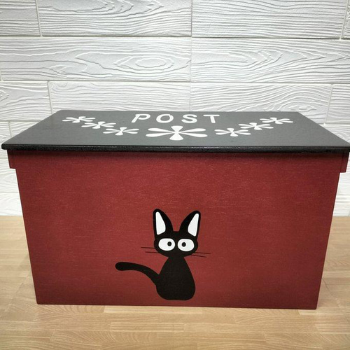 112《宅配BOX》大型ポスト りんごBOX 収納 置き配 木箱 おしゃれ