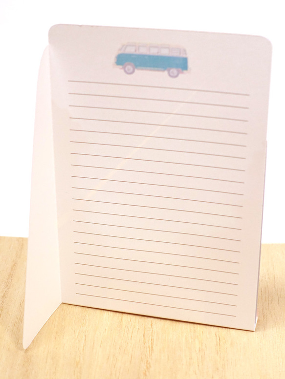 ワーゲンバス　飛び出すメッセージカード 5枚目の画像