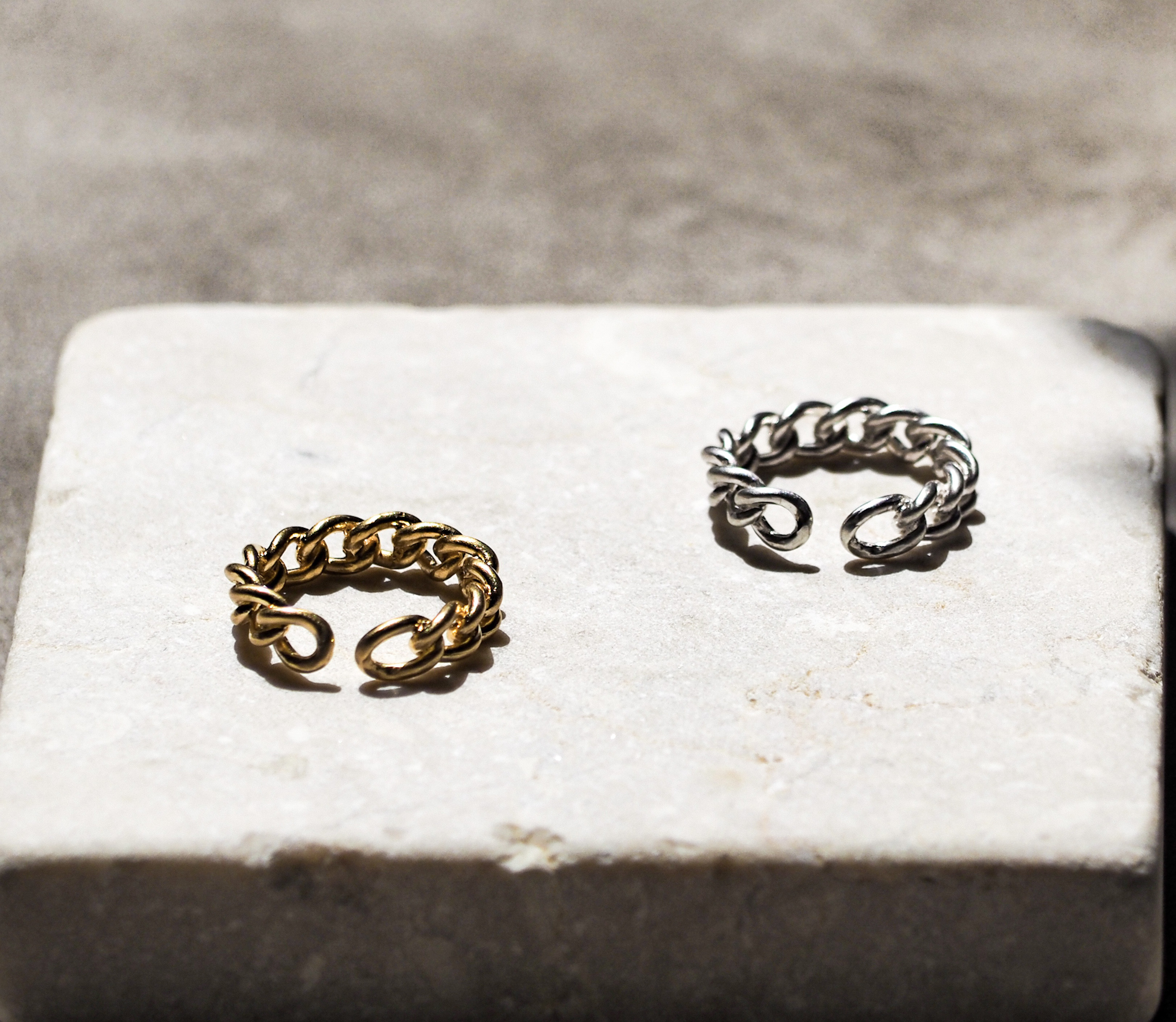 ２wayチェーンリング&イヤーカフ/フリーサイズ 《送料無料》