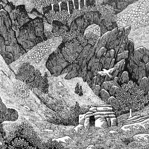 1点もの、絵、両面に描かれています。原画、ペン画、具象画、抽象画。 アクリル抽象画「good morning!」 | art unit mikka